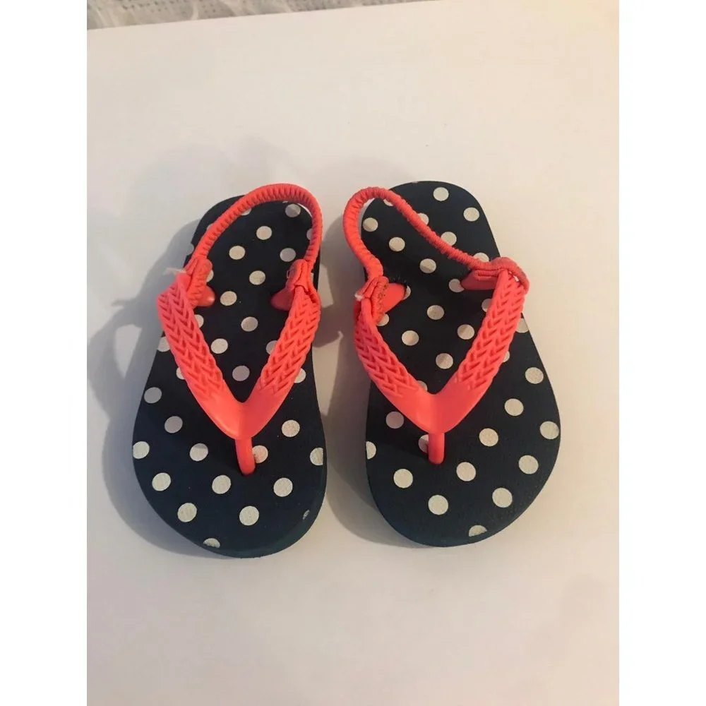 Toddlers minnie mouse and polka‎ dot slip on sandals
